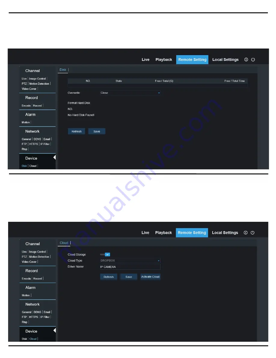 SECO-LARM ENFORCER EV-N1506-2W4Q Web Manual Download Page 20