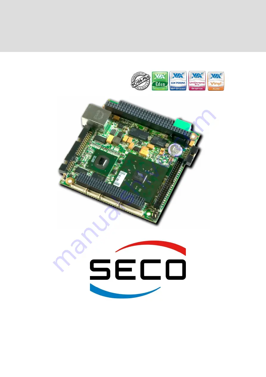 Seco SECO104-CX700M User Manual Download Page 1