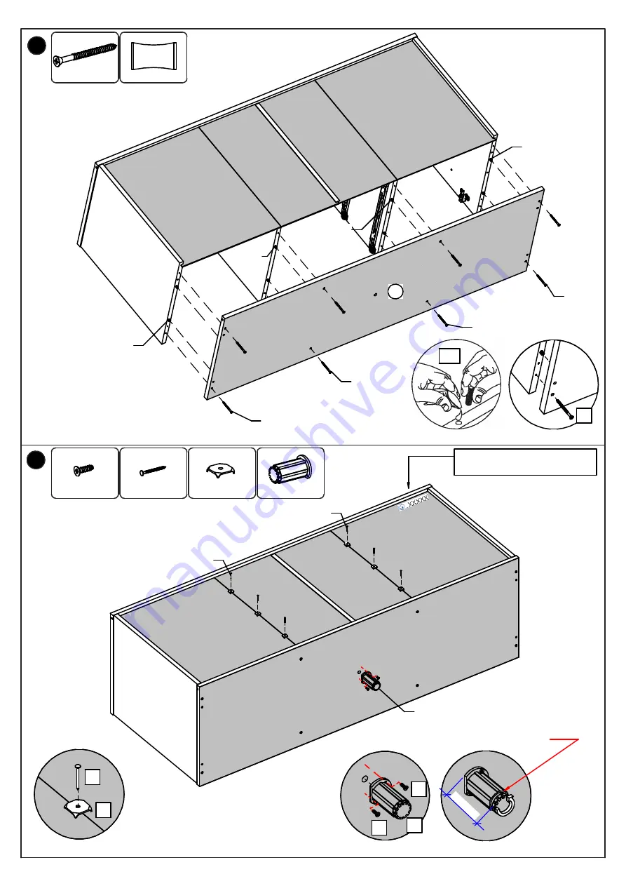 Seconique CHARISMA SIDEBOARD Assembly Instructions Manual Download Page 7