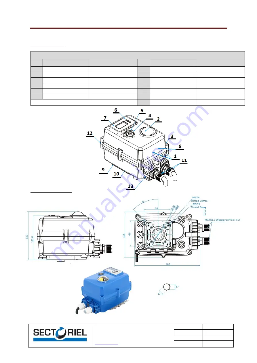 Sectoriel TCR 05T-KT32 Скачать руководство пользователя страница 3