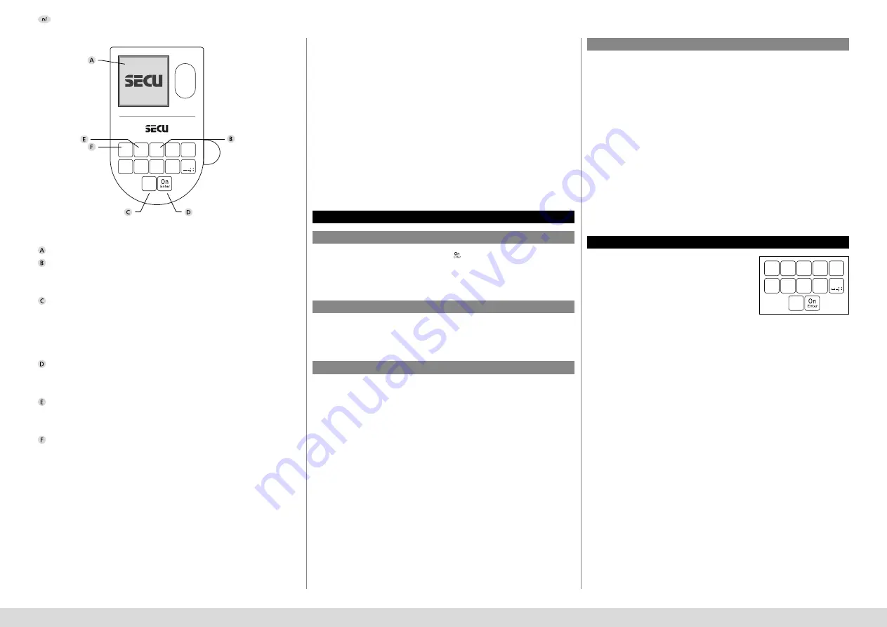 Secu Selo-B V.2 Operating Instructions Manual Download Page 14