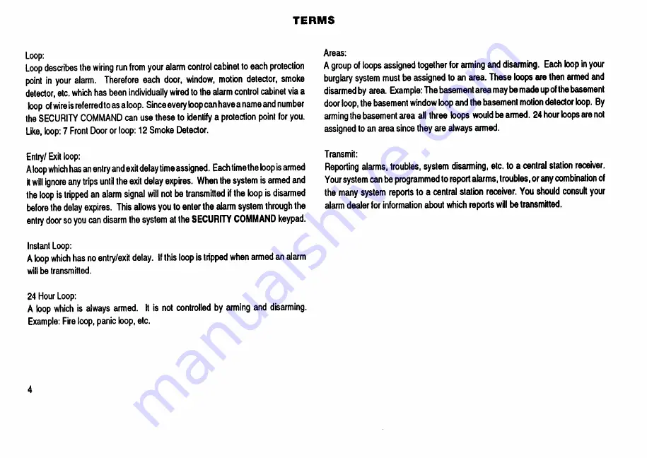 Security Command DMP Series 1712 User Manual Download Page 6