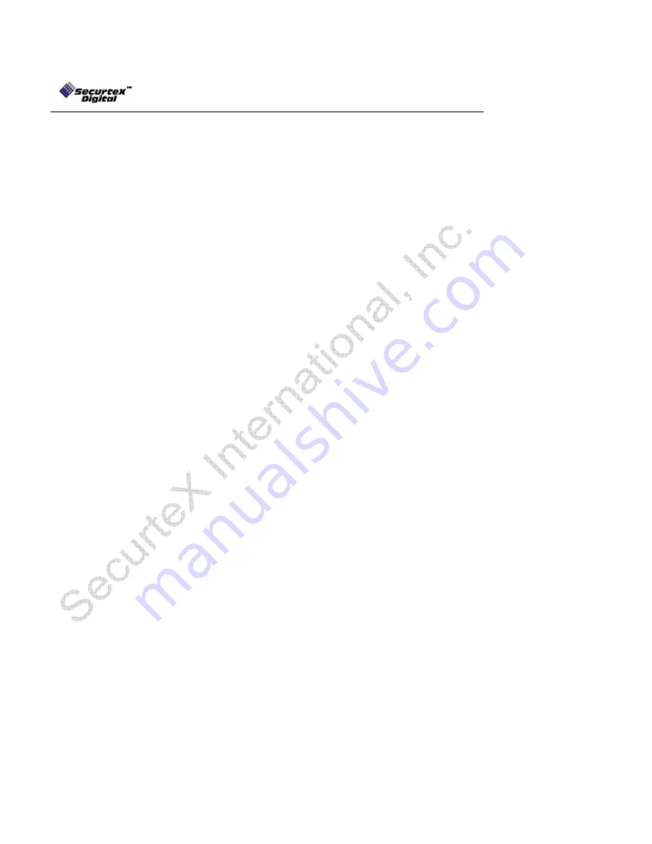 SecurteX MDVR User Manual Download Page 41