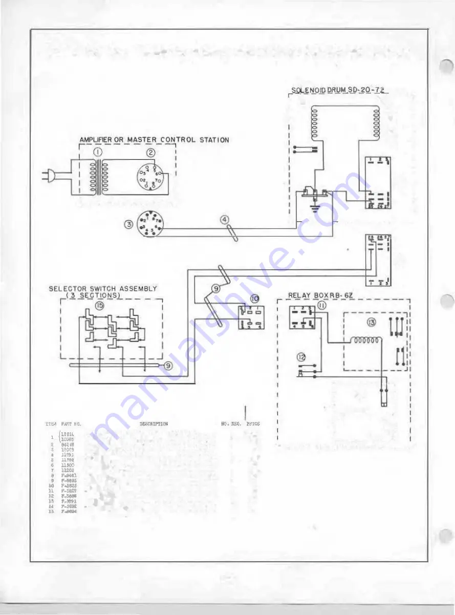 Seeburg 7800 Service Manual Download Page 63