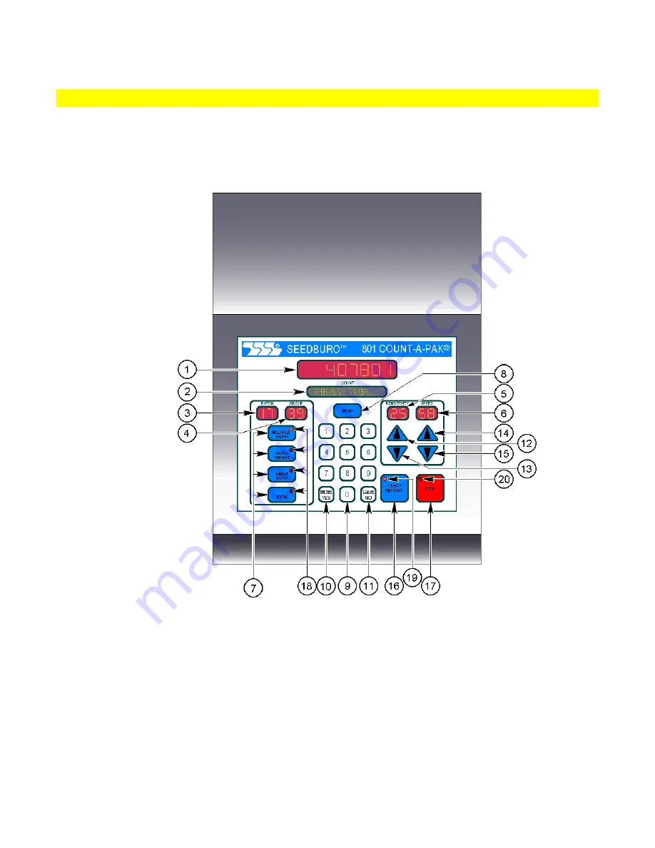 Seedburo 801-10/B Operating And Service Manual Download Page 17