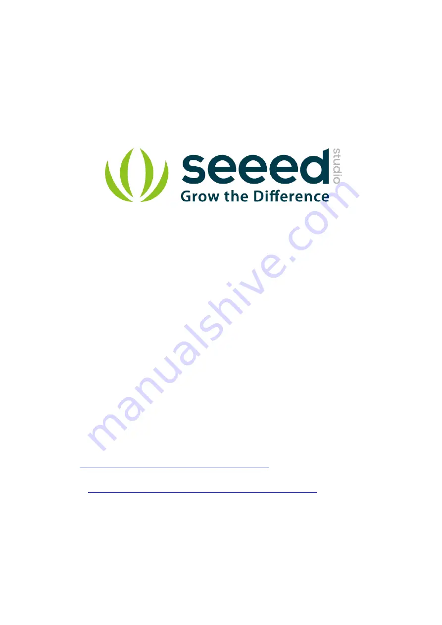 Seeed 300-69-861 Quick Start Manual Download Page 1