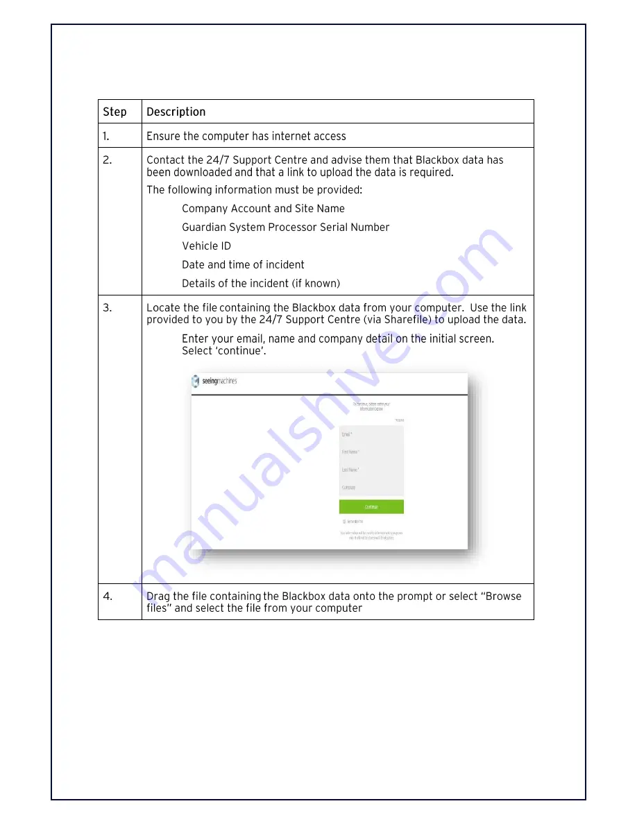 Seeing Machines Guardian Gen 2 Field Support Manual Download Page 100