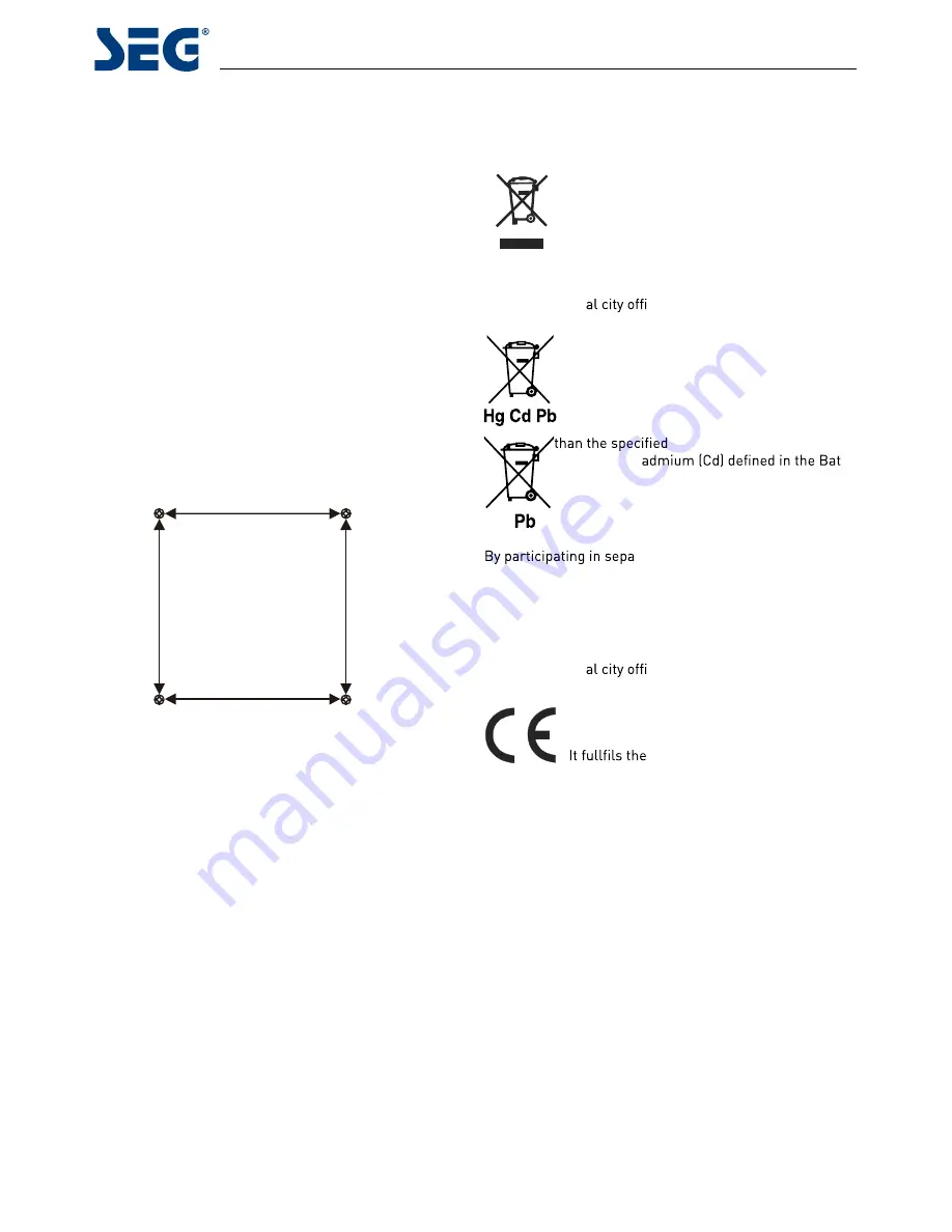 Seg Calgary Operating Instructions Manual Download Page 63