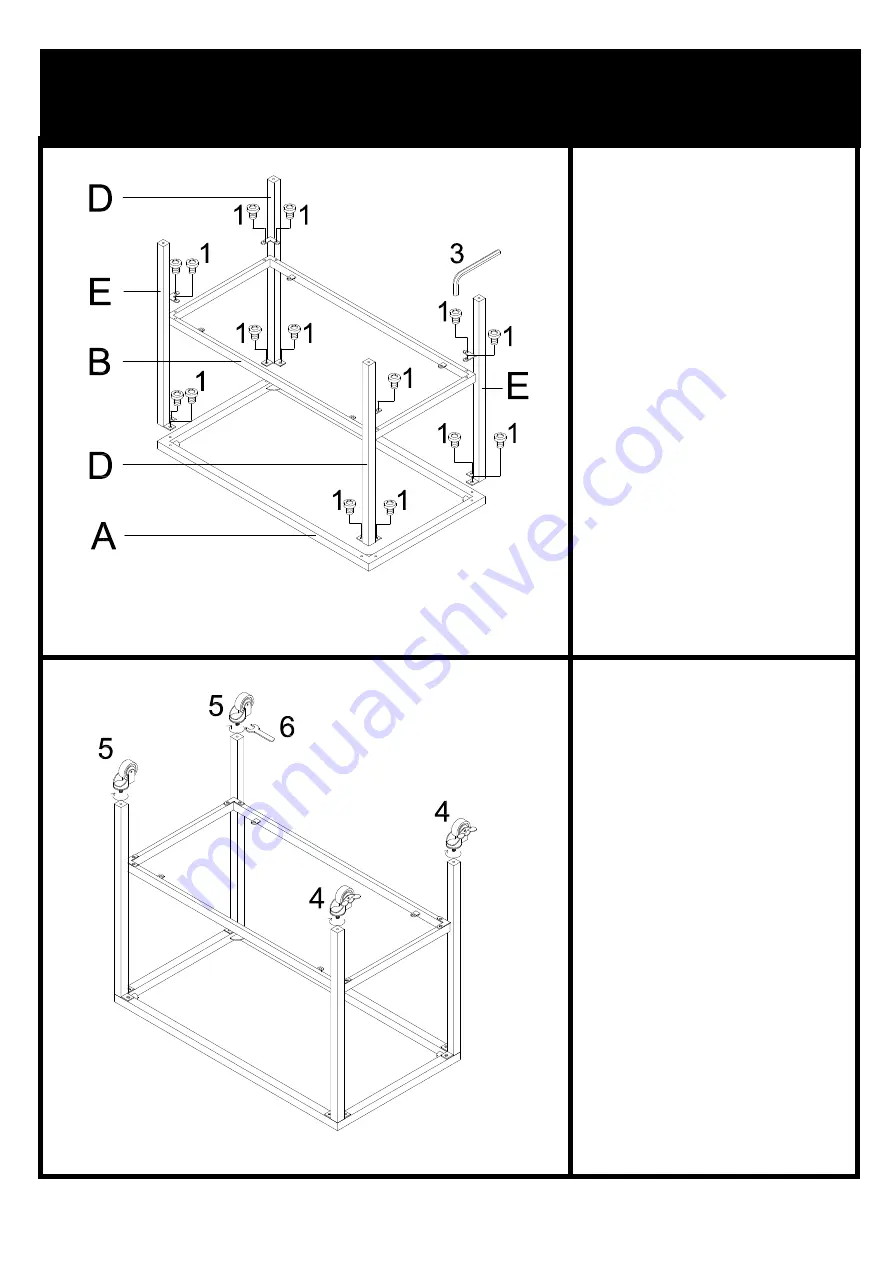 SEI Kersey HZ201900TX Assembly Instructions Manual Download Page 3