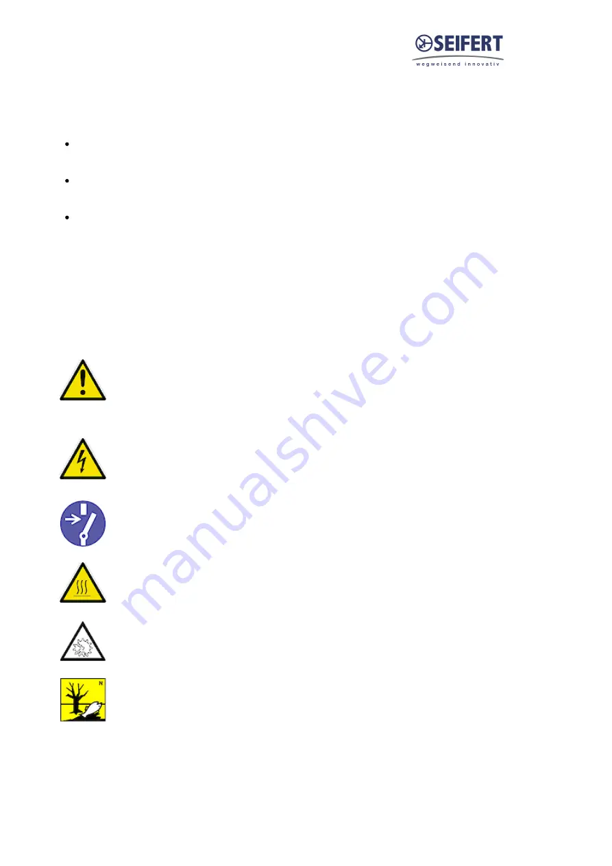 Seifert 755501B001 User Manual Download Page 2