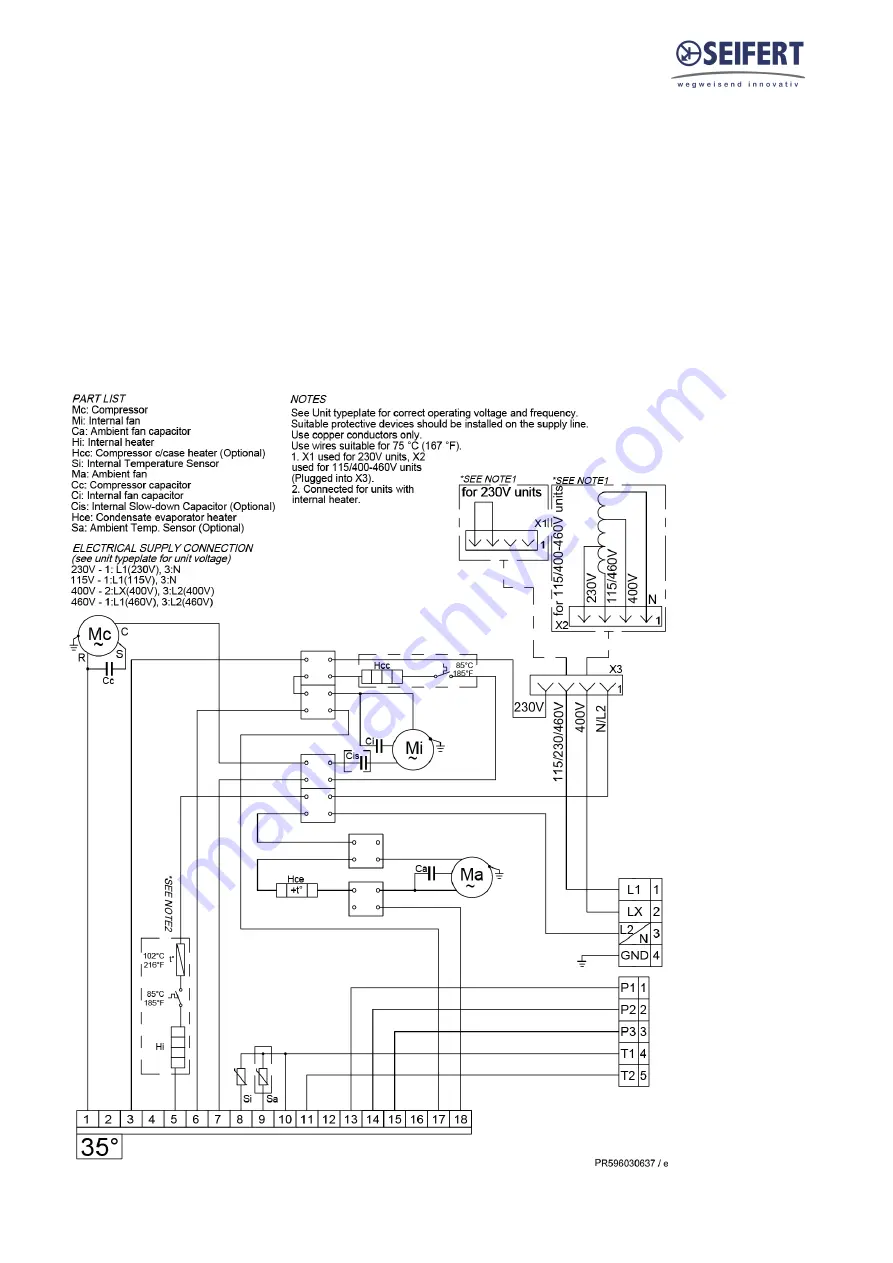 Seifert 850800S62 Instruction Manual Download Page 16