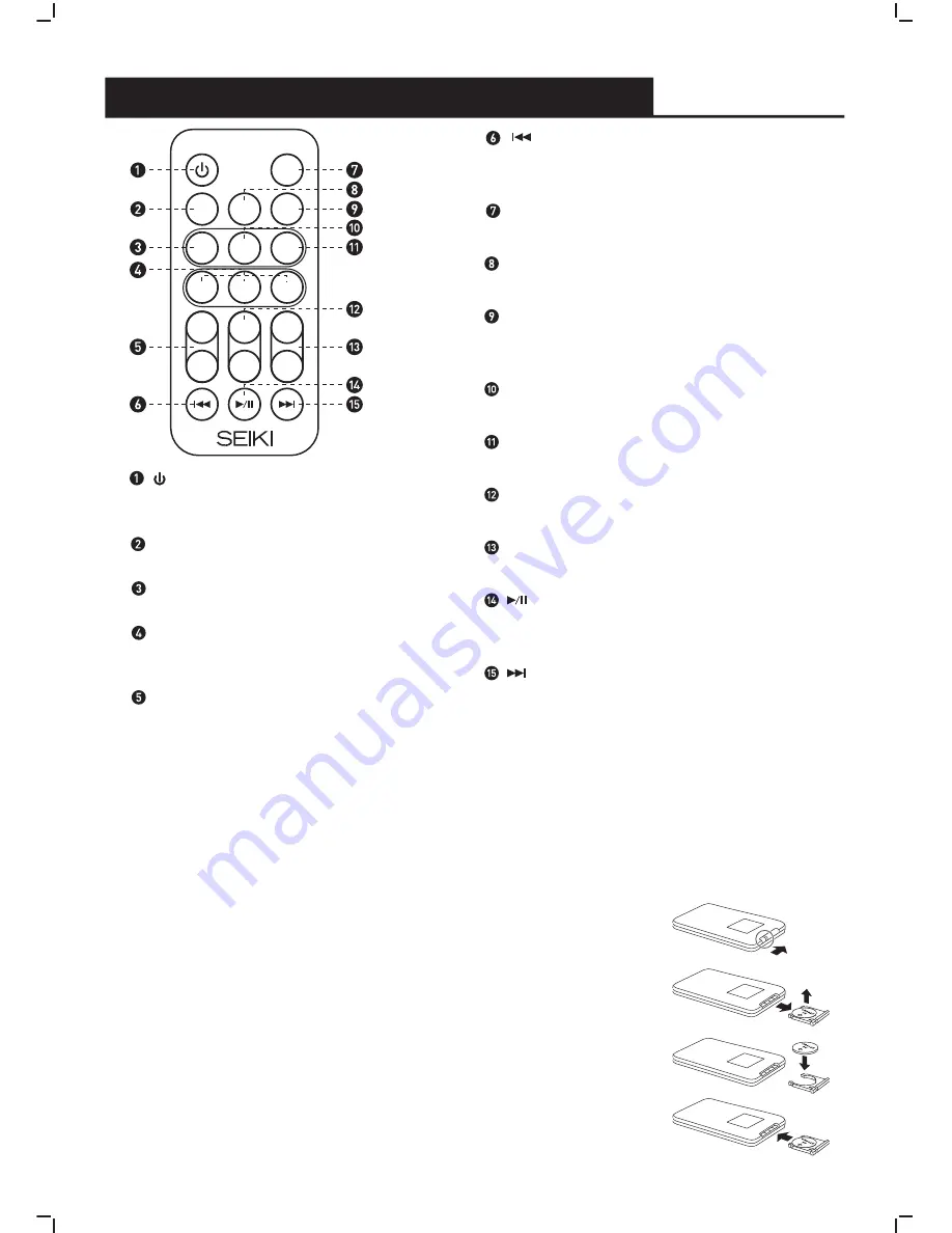 Seiki SB060D Скачать руководство пользователя страница 6