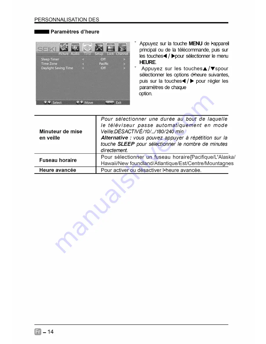 Seiki se24fl Скачать руководство пользователя страница 39