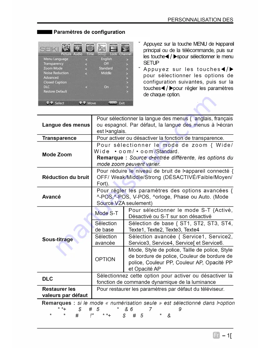 Seiki se24fl User Manual Download Page 40