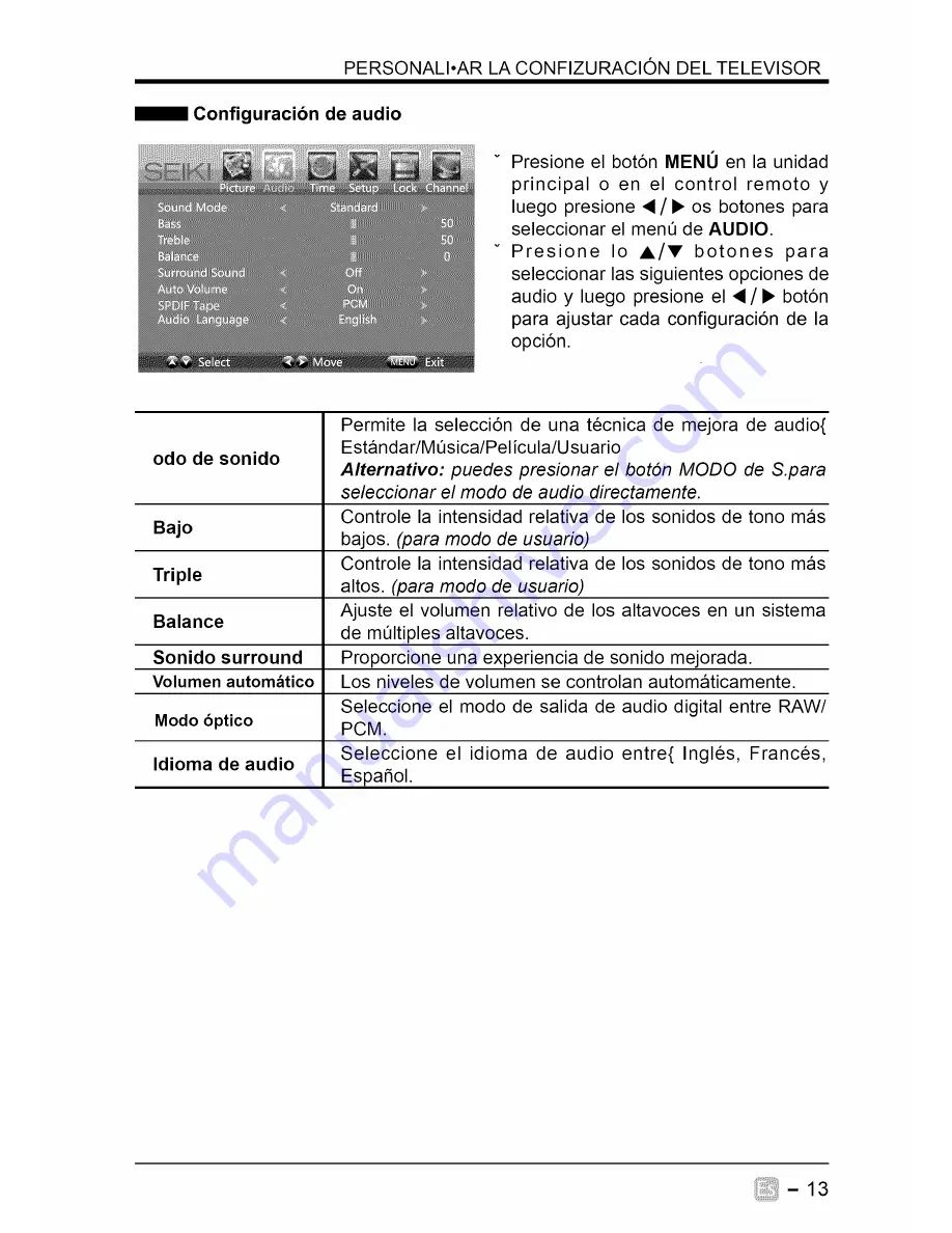 Seiki se24fl User Manual Download Page 62