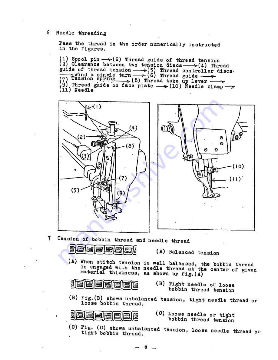 Seiko TH-2B Instruction Manual Download Page 8