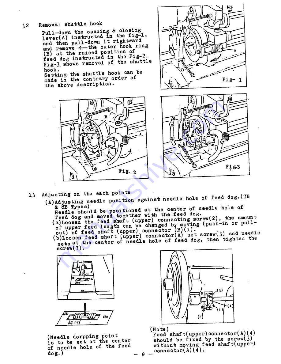 Seiko TH-2B Instruction Manual Download Page 12