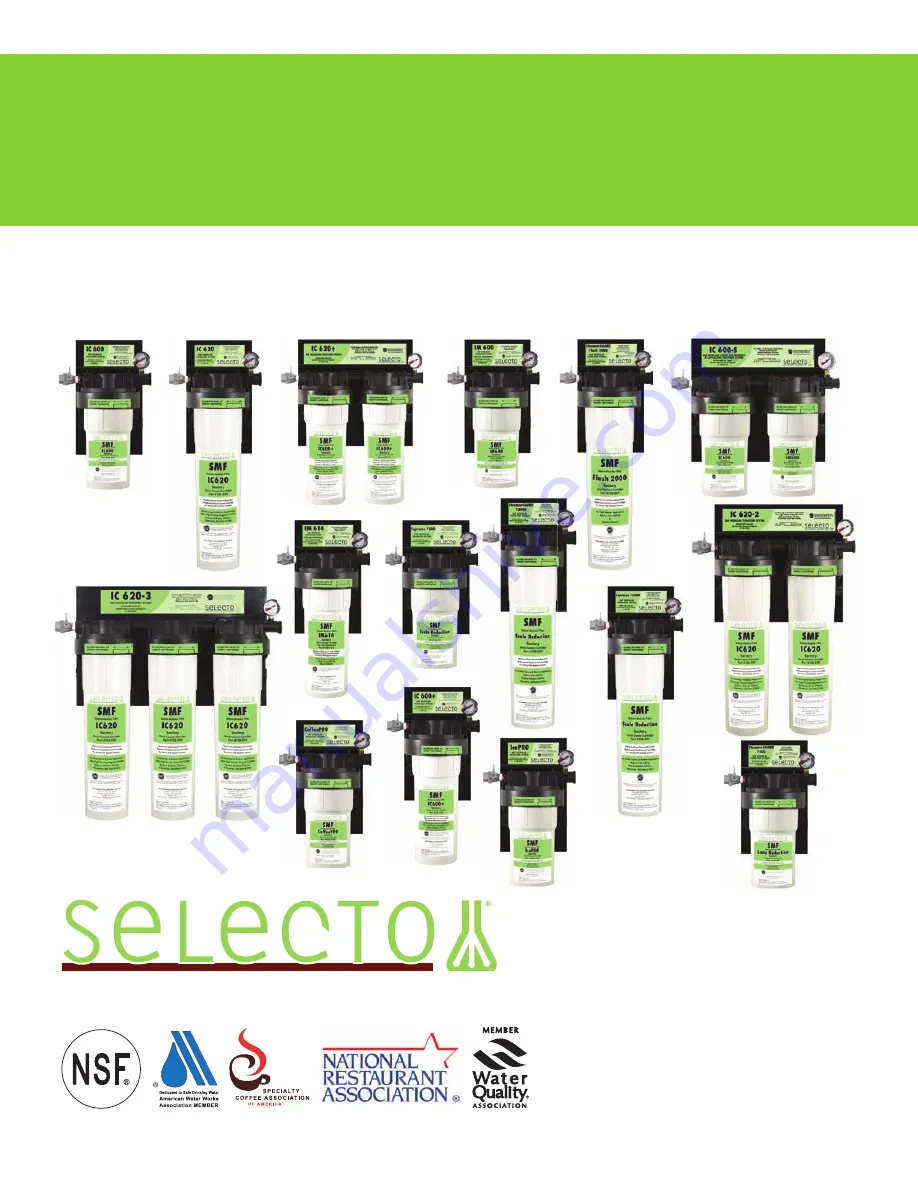 Selecto SMF Series Installation & Operation Manual Download Page 1