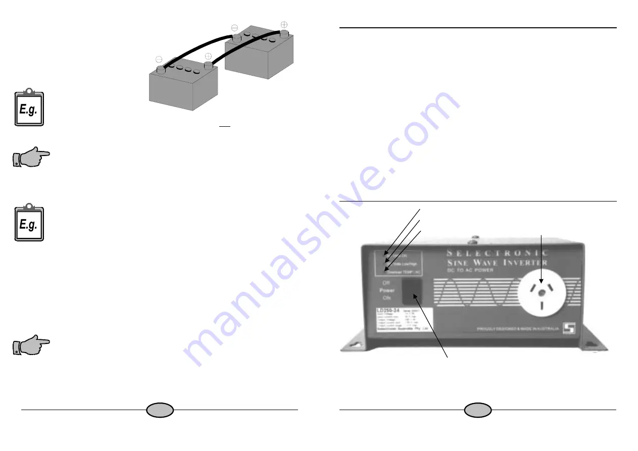 Selectronic Australia LD250-24 Скачать руководство пользователя страница 4