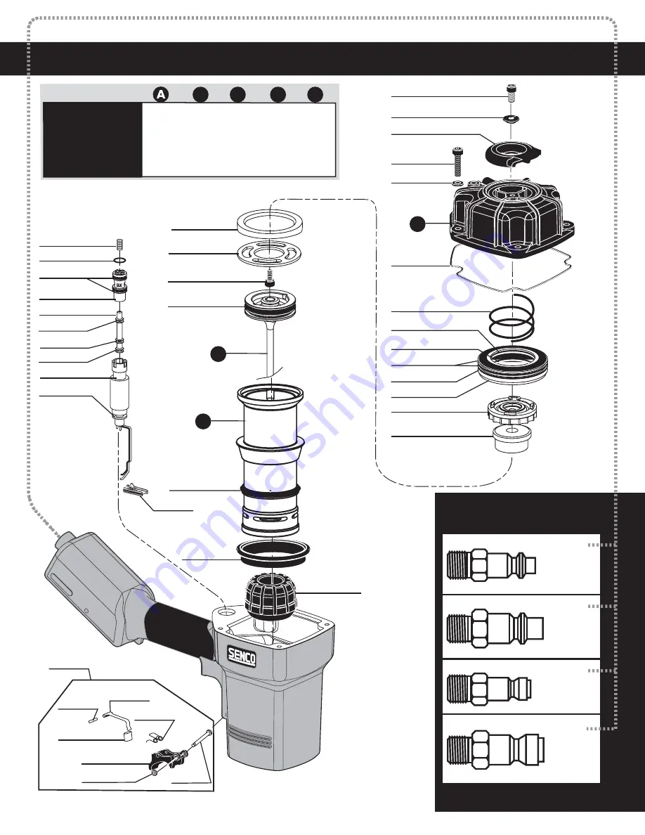 Senco FramePro 701E-XP / Parts Reference Manual Download Page 3