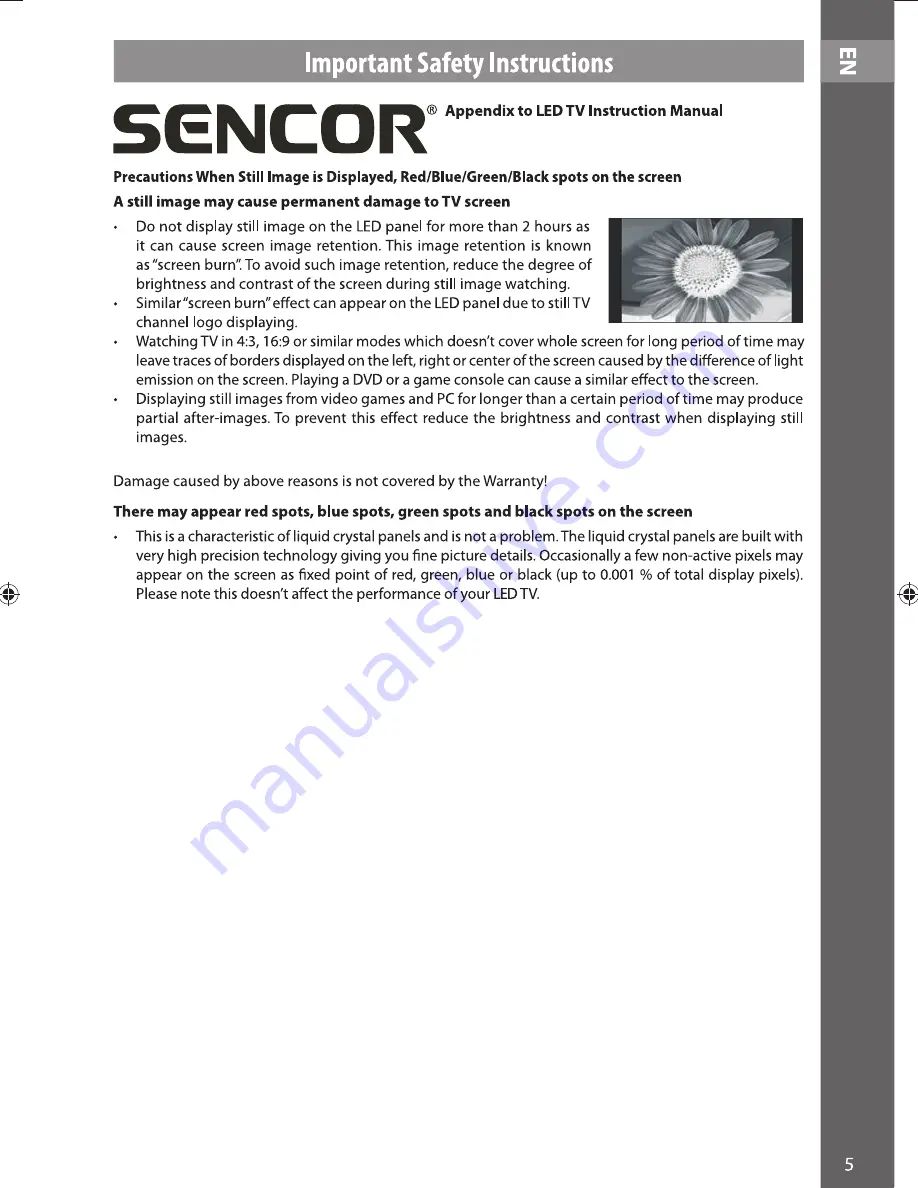 Sencor SLE 1951M4 titanium Скачать руководство пользователя страница 5