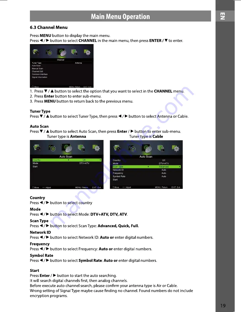 Sencor SLE 2909M4 Instruction Manual Download Page 19