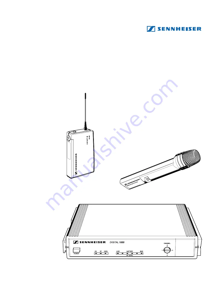 Sennheiser DIGITA 1000 Instruction Manual Download Page 35