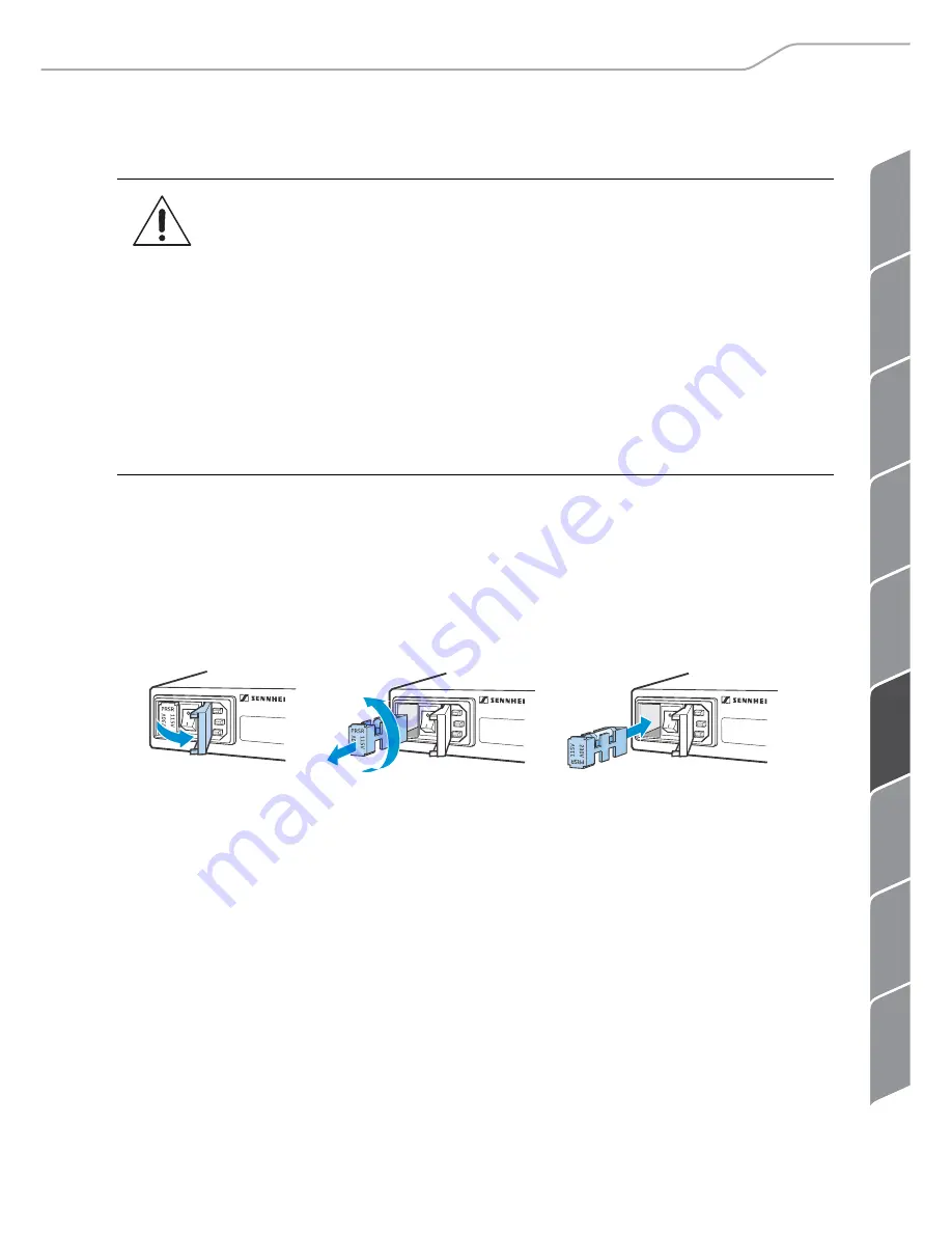 Sennheiser Esfera SPB 8000 Instruction Manual Download Page 89