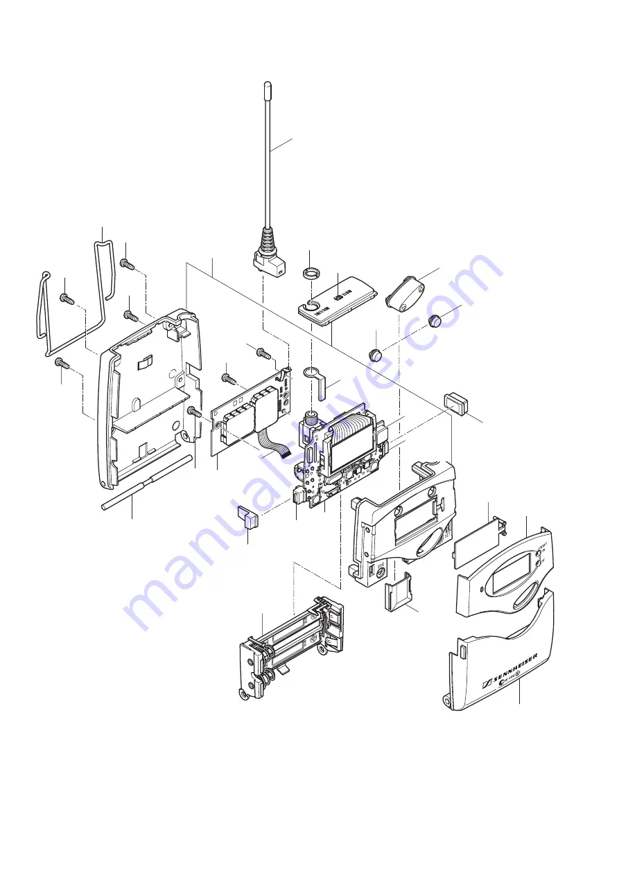 Sennheiser EVOLUTION WIRELESS G2 100 Service Manual Download Page 8