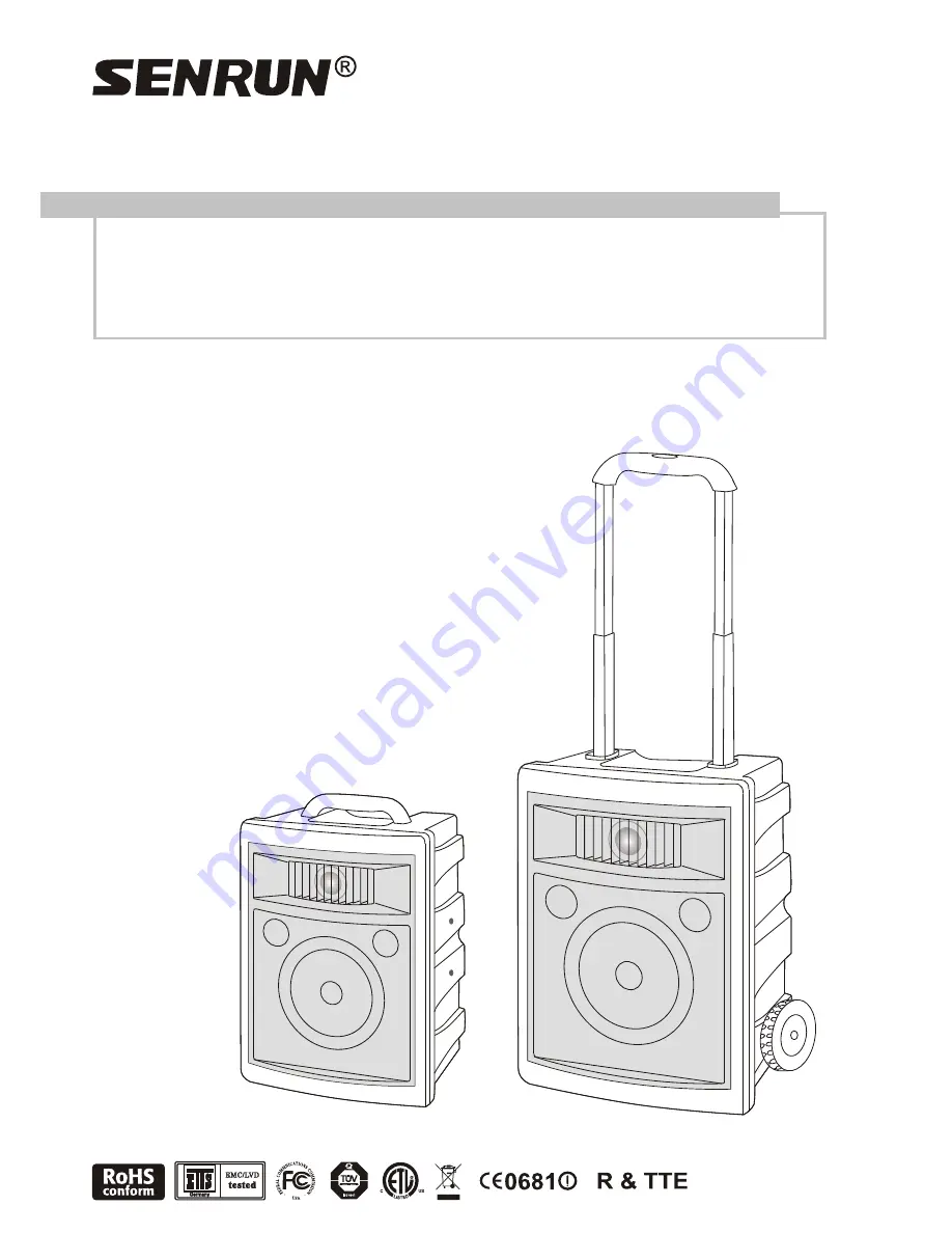 Senrun EP-2001 Owner'S Manual Download Page 1