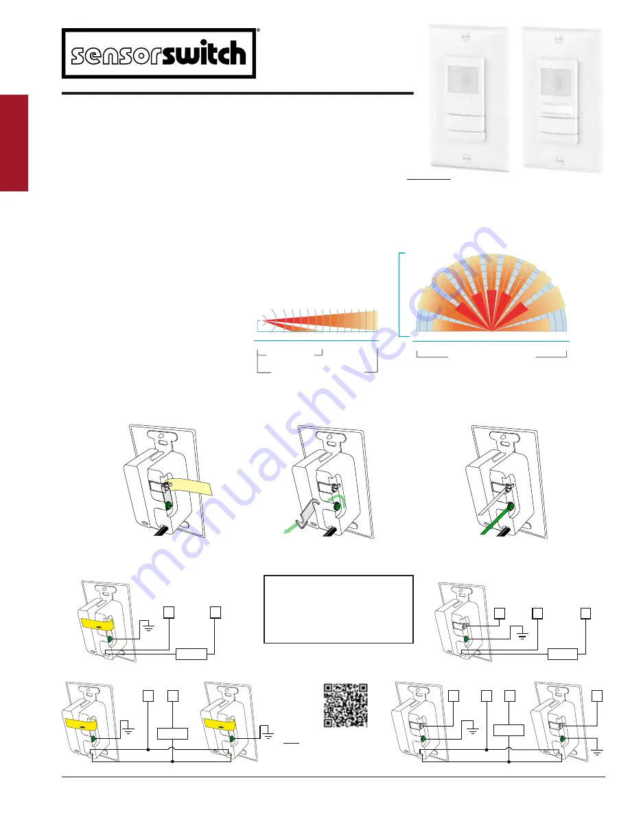 sensorswitch WSX Series Скачать руководство пользователя страница 1