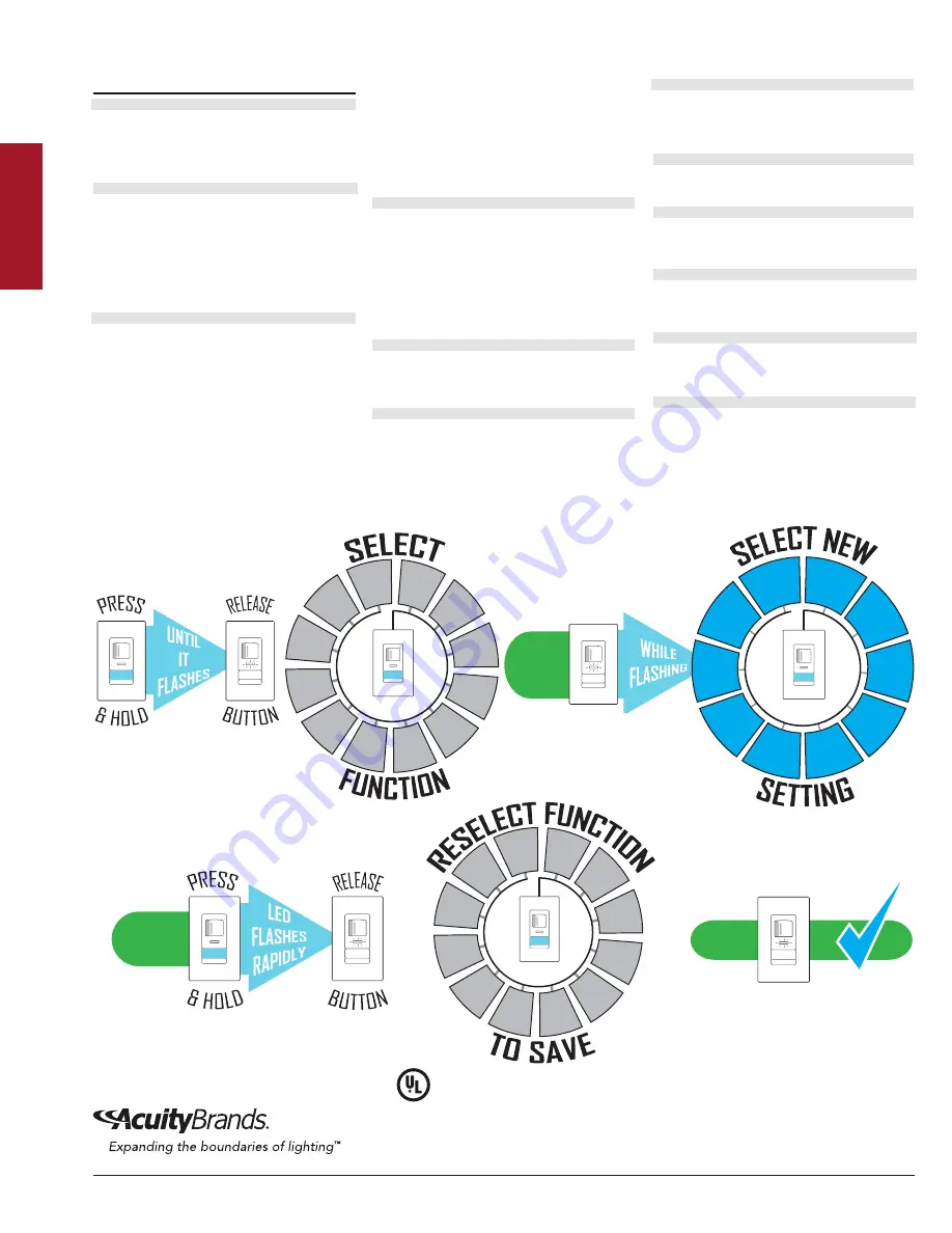 sensorswitch WSX Series Instructions Manual Download Page 2