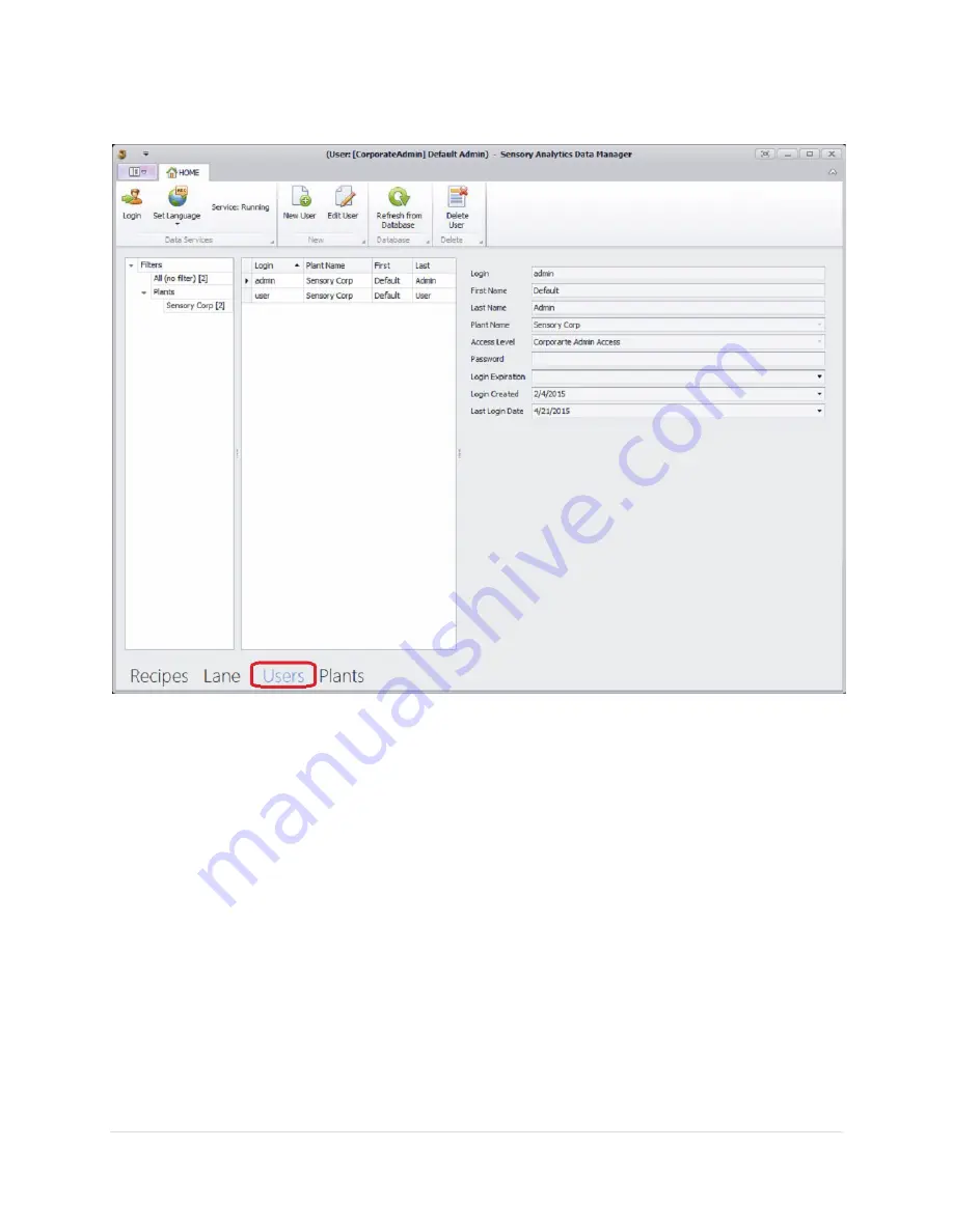 Sensory Analytics Specmetrix SA Installation & Operation Manual Download Page 34