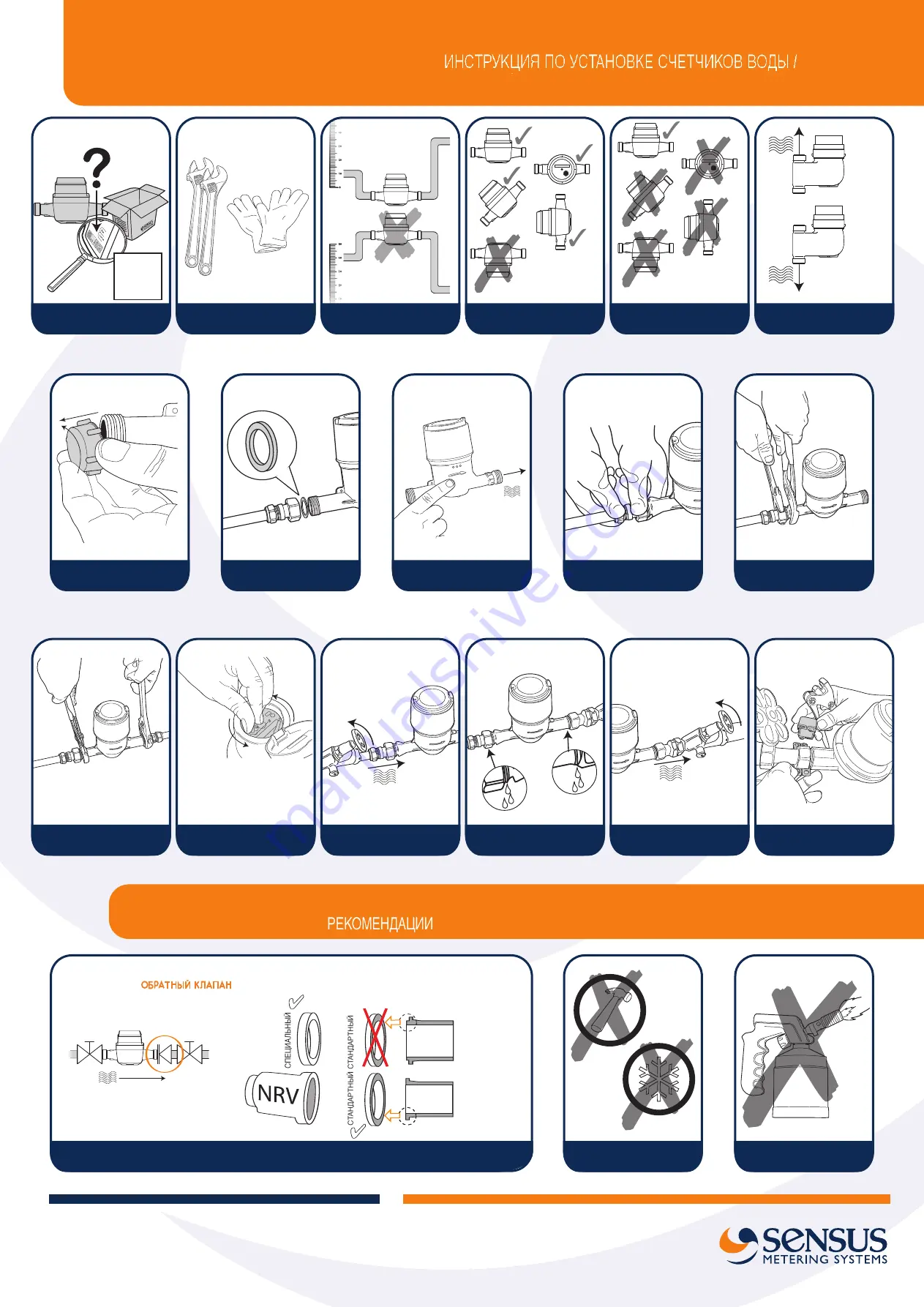 Sensus 520 Special Instructions Download Page 1