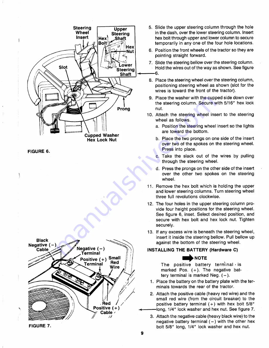 Sentar/MTD products 138-784-401 Owner'S Manual Download Page 9