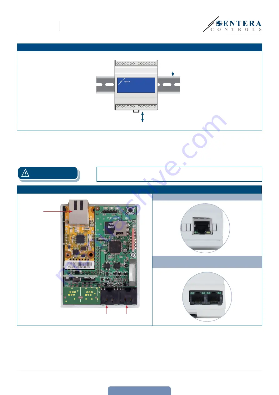 Sentera Controls DIG-M Mounting And Operating Instructions Download Page 6