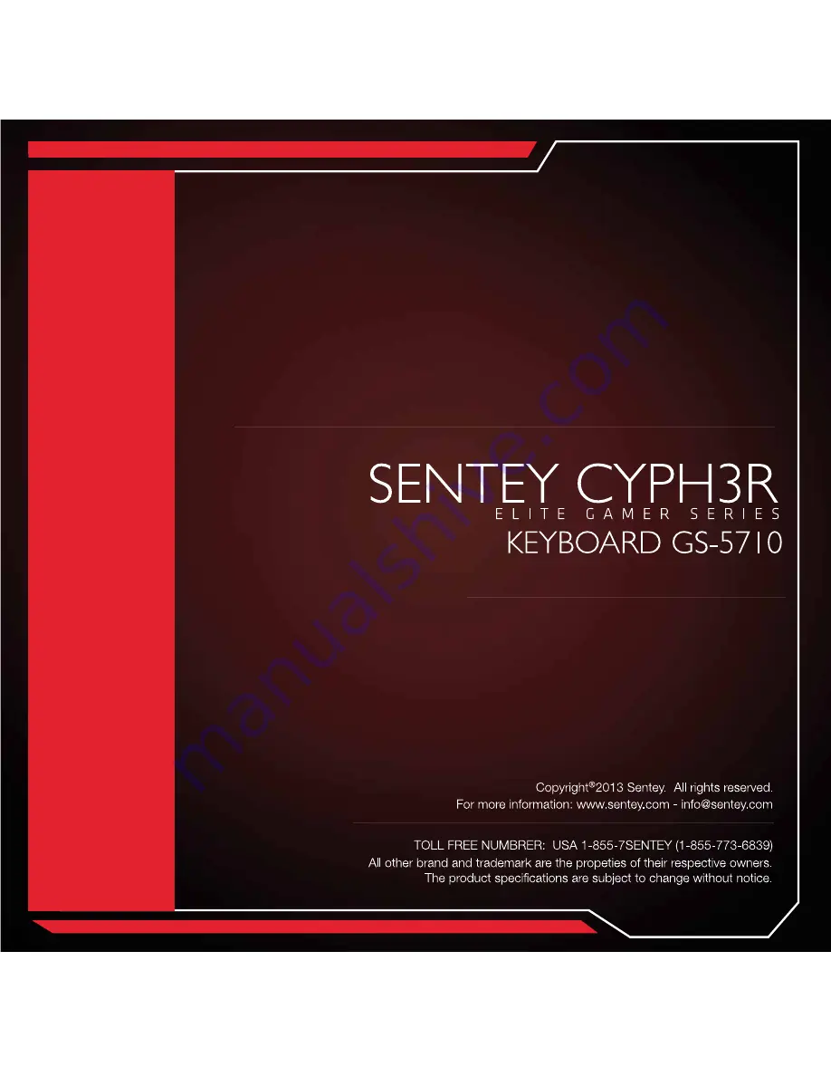 Sentey CYPH3R Скачать руководство пользователя страница 2