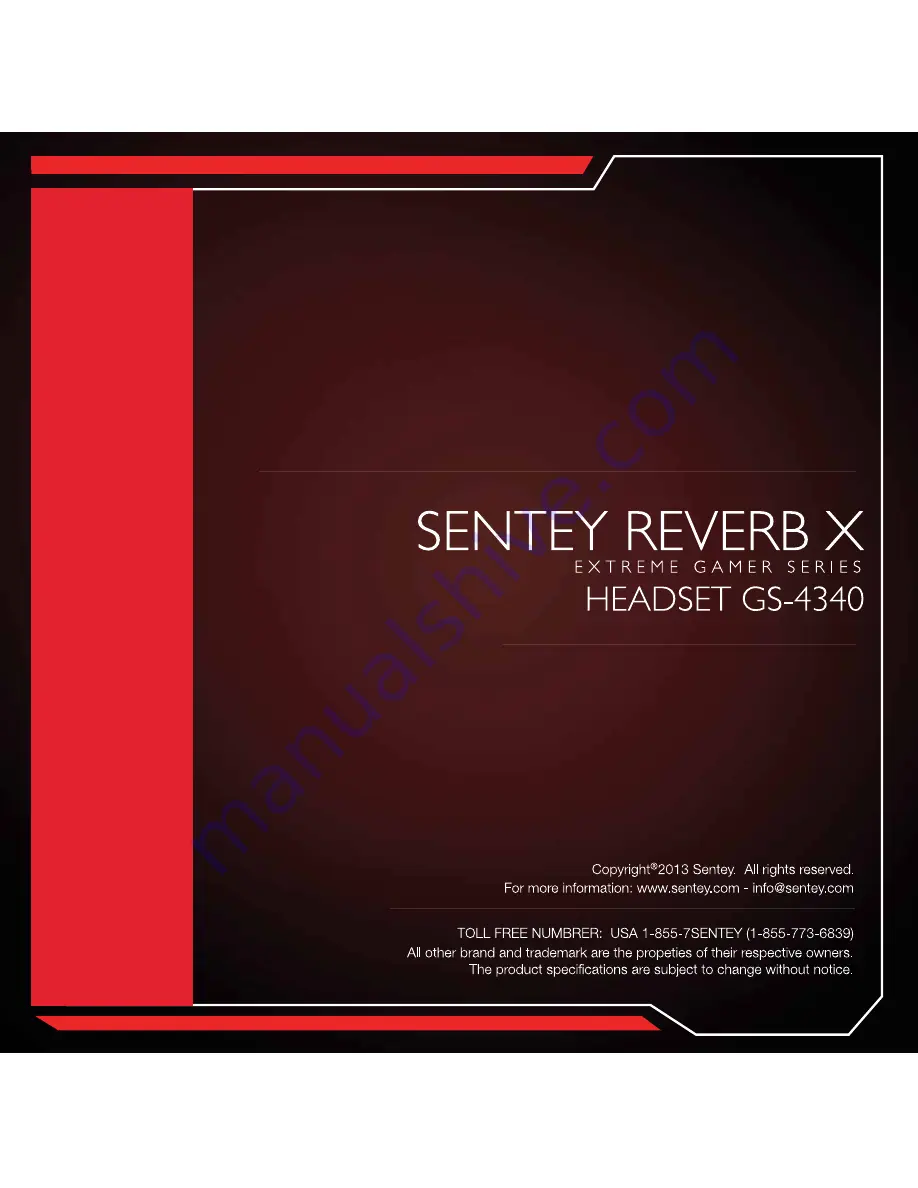 Sentey Reverb X GS-4340 Скачать руководство пользователя страница 2