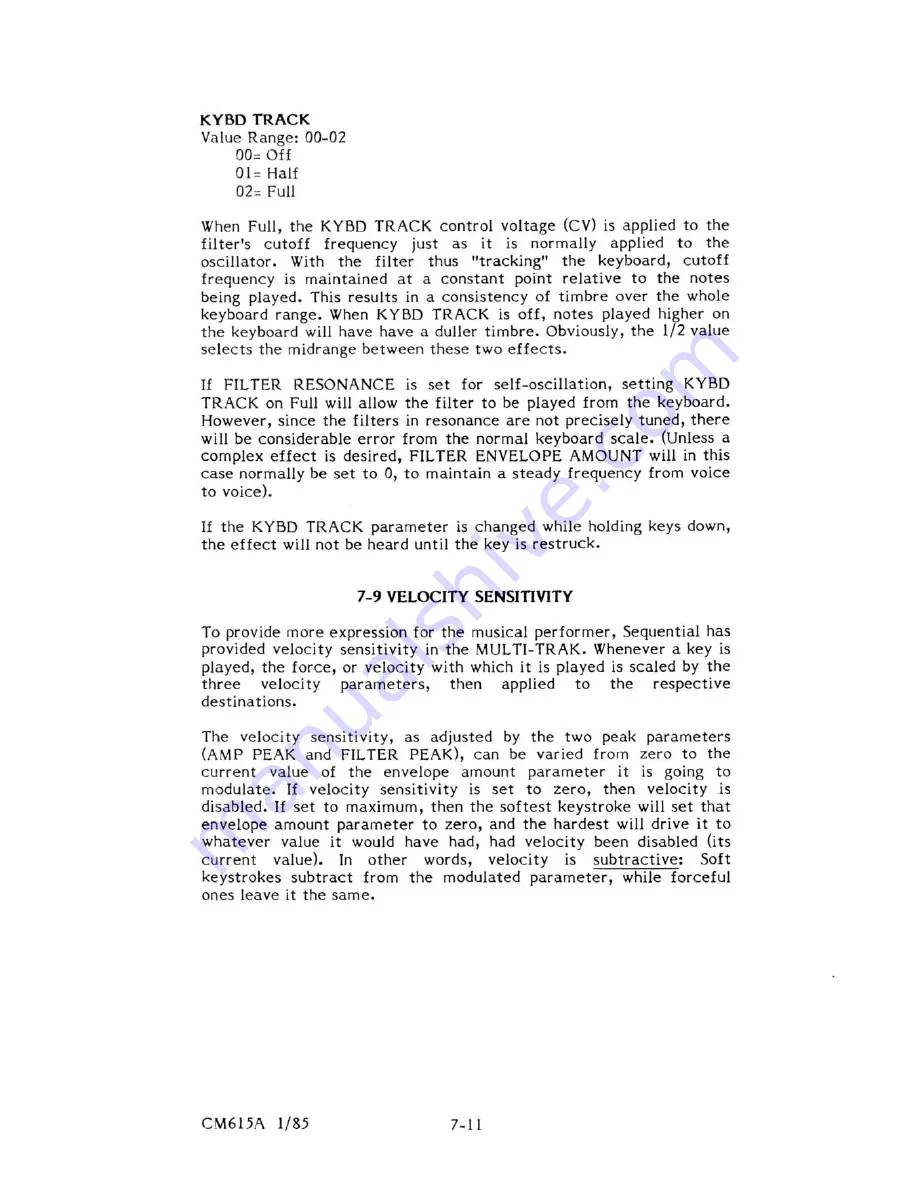 Sequential Multi-Trak Operation Manual Download Page 57