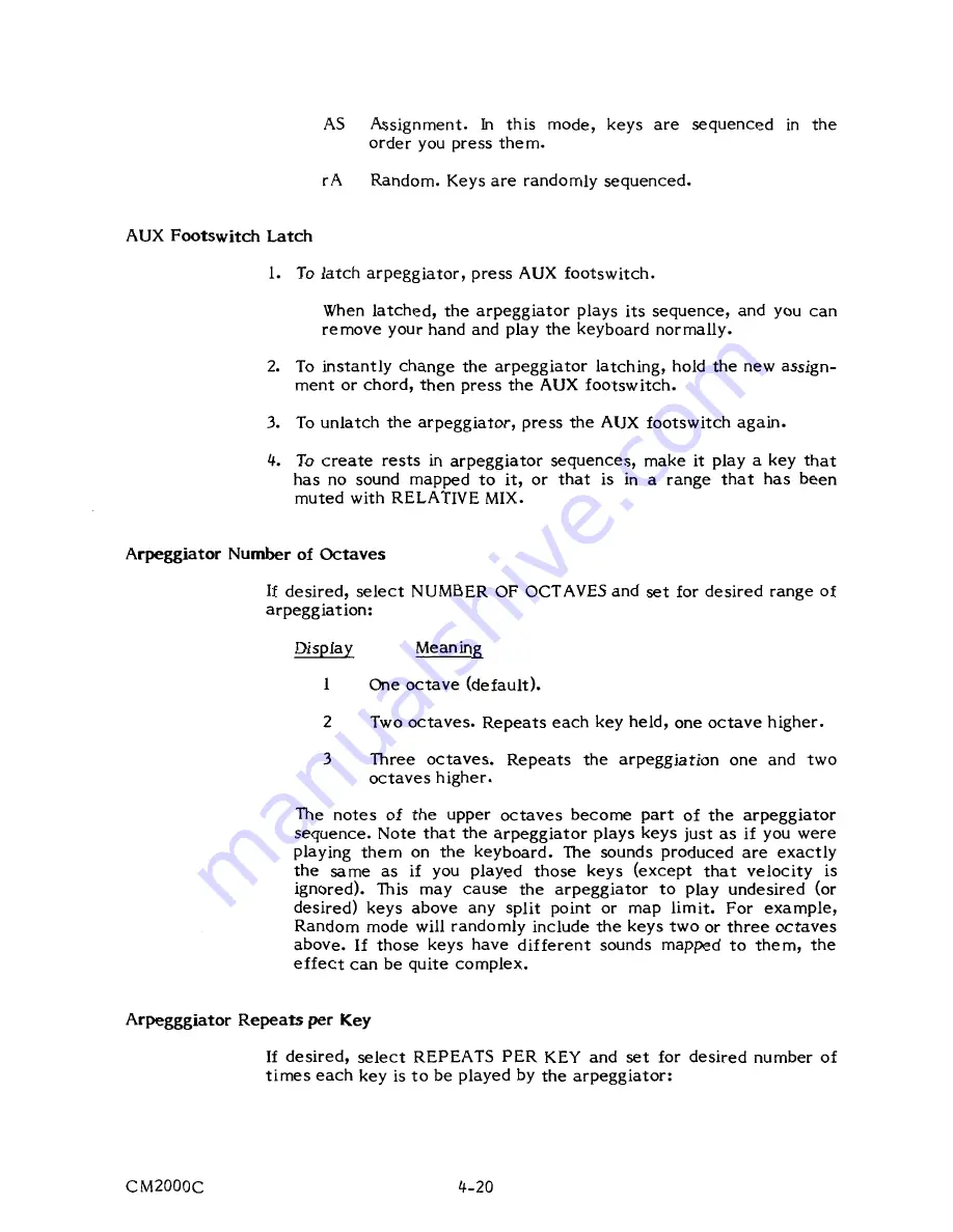 Sequential Prophet 2000 Operation Manual Download Page 71