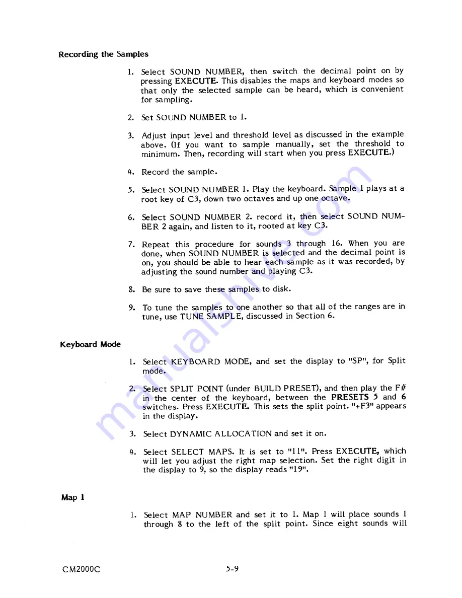 Sequential Prophet 2000 Operation Manual Download Page 82