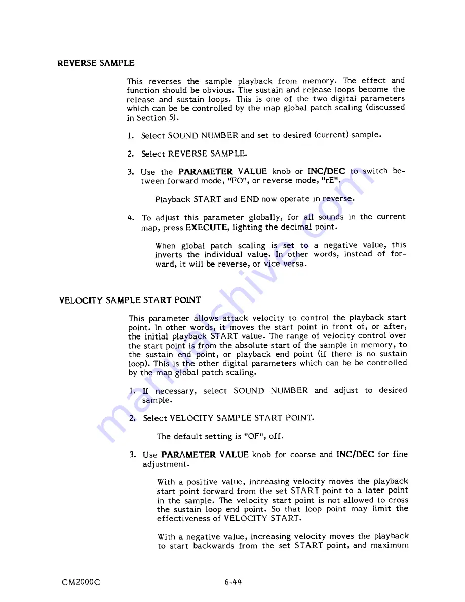 Sequential Prophet 2000 Operation Manual Download Page 148