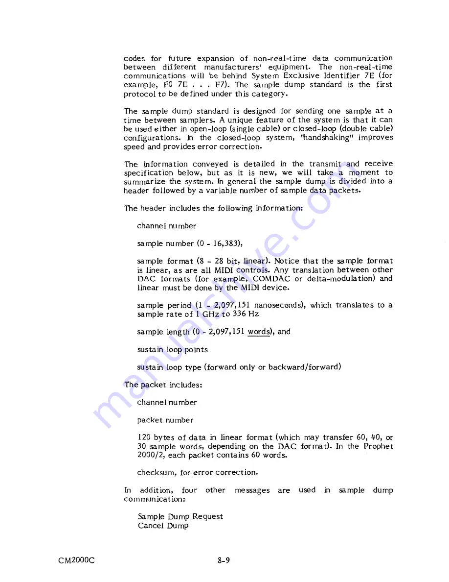 Sequential Prophet 2000 Operation Manual Download Page 177