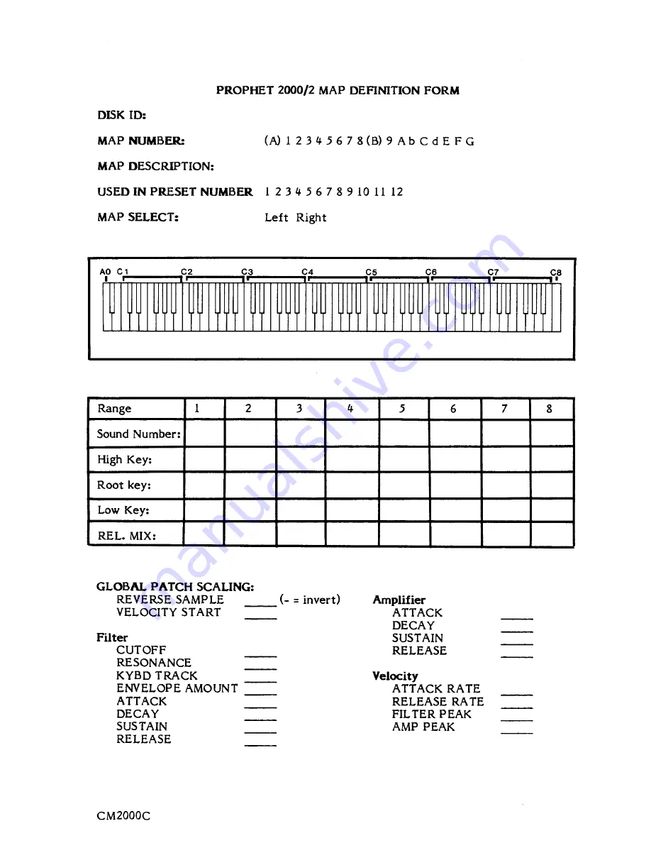 Sequential Prophet 2000 Operation Manual Download Page 207