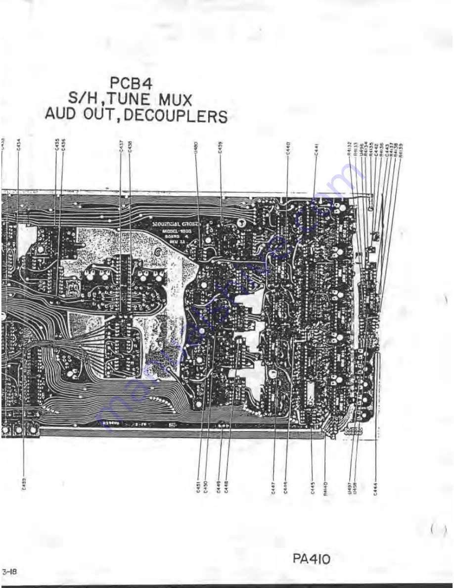 Sequential Prophet-5 1000 Technical Manual Download Page 81