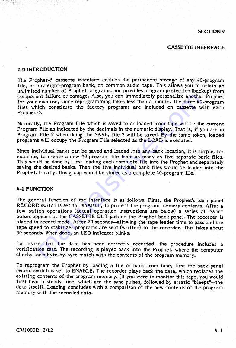 Sequential Prophet-5 MIDI Operation Manual Download Page 26