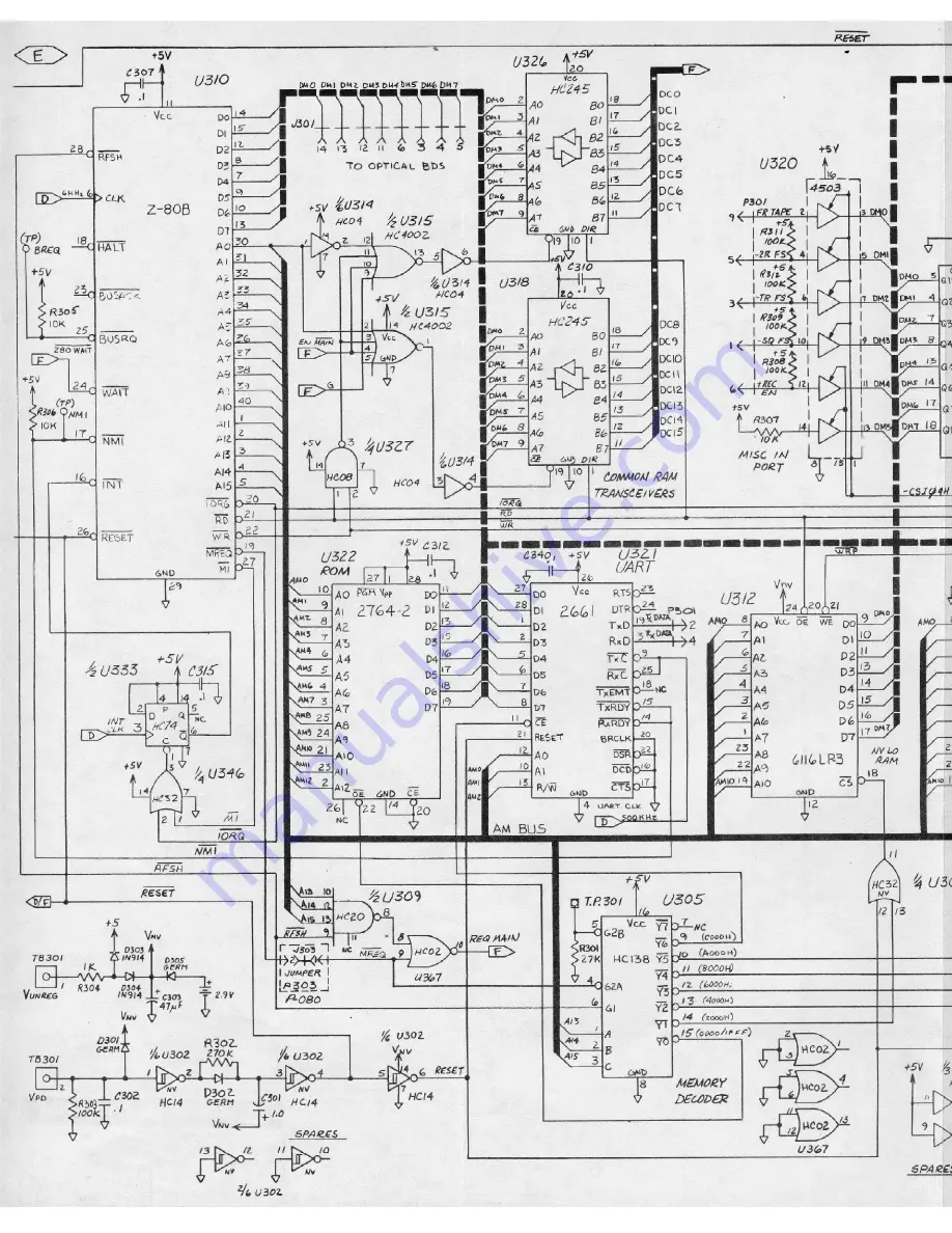 Sequential Prophet-T8 Service Manual Download Page 16