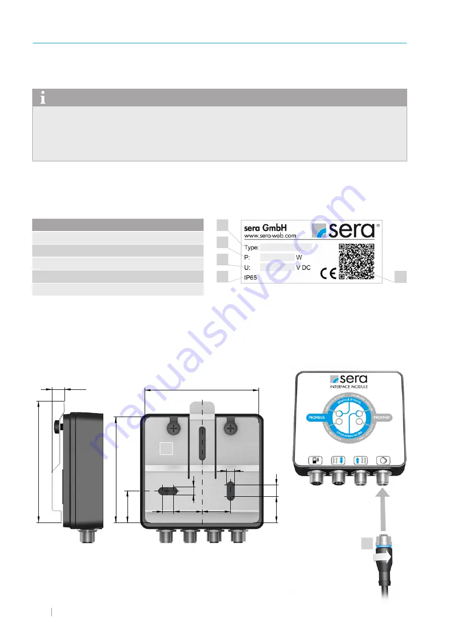 Sera PROFIBUS Скачать руководство пользователя страница 6