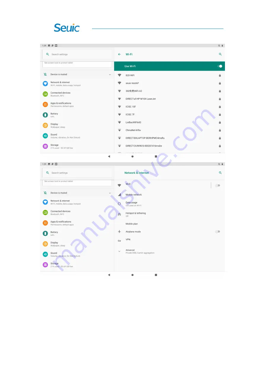 Seuic AUTOID Pad Series Reference Manual Download Page 19