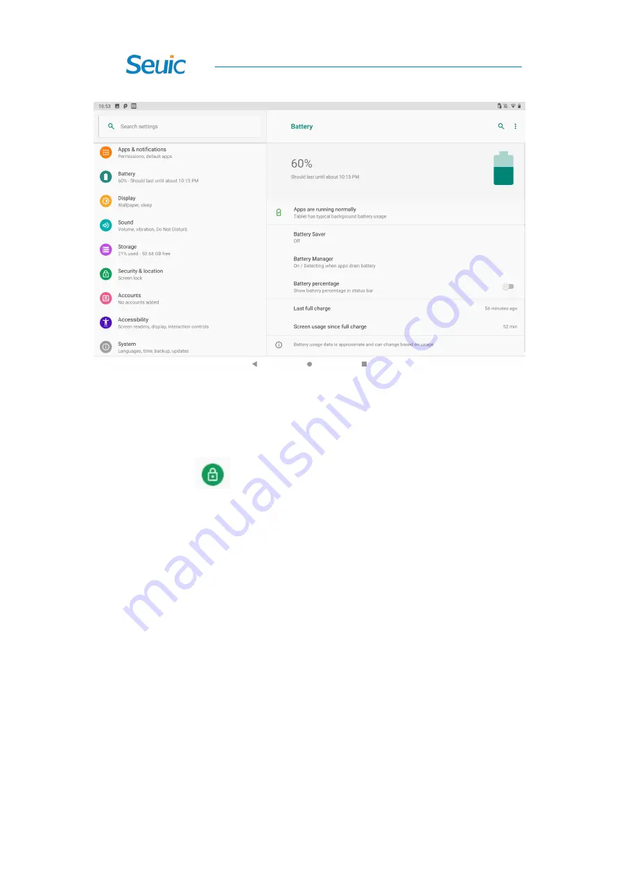 Seuic AUTOID Pad Series Reference Manual Download Page 45